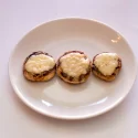 Grilled Mushrooms with Cheddar